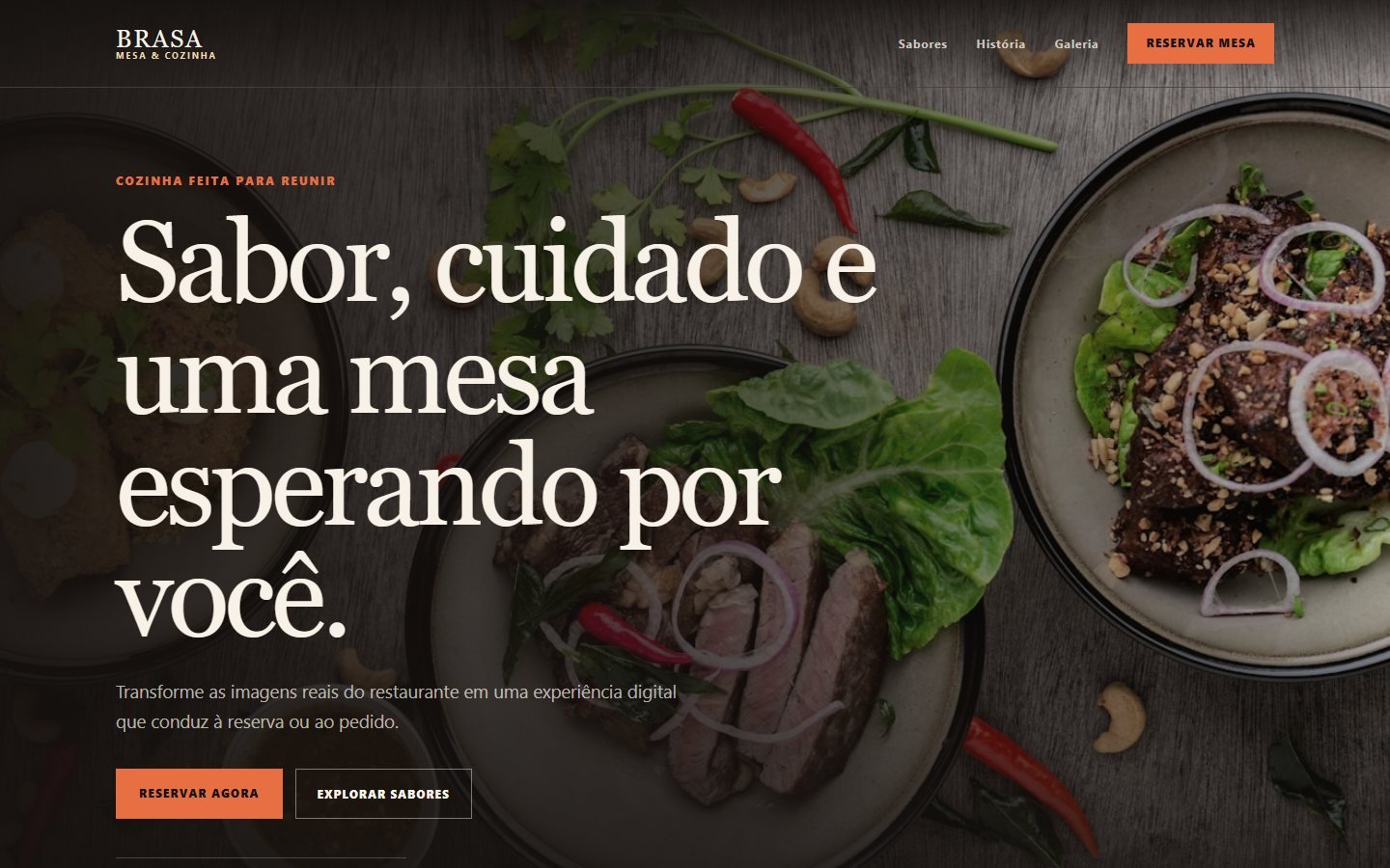 Tema Brasa Mesa
